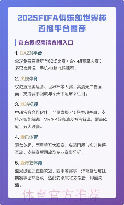 世界杯赛事直播免费在线观看平台精选推荐 世界杯赛事直播免费在线观看平台精选推荐